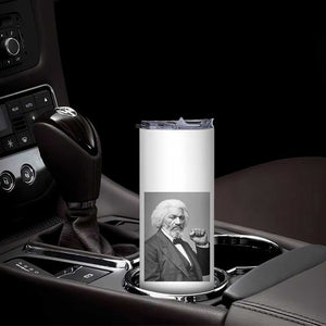 Strong Black History Leader Skinny Tumbler Frederick Douglass Empowerment TS12 Print Your Wear