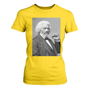 Strong Black History Leader T Shirt For Women Frederick Douglass Empowerment TS12 Daisy Print Your Wear