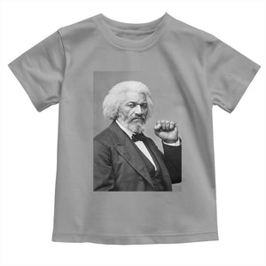 Strong Black History Leader Toddler T Shirt Frederick Douglass Empowerment TS12 Sport Gray Print Your Wear
