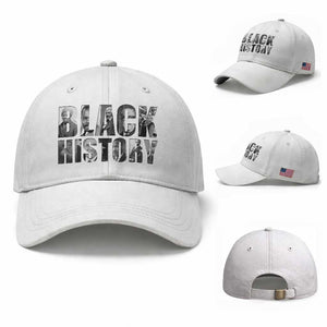 African American Leaders Baseball Cap Black History Month Legends TS12 Baseball Cap Universal Fit White Print Your Wear