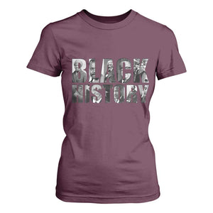 African American Leaders T Shirt For Women Black History Month Legends TS12 Maroon Print Your Wear