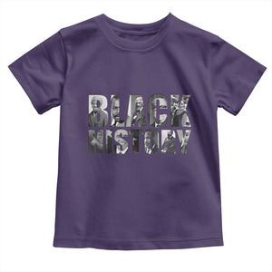 African American Leaders Toddler T Shirt Black History Month Legends TS12 Purple Print Your Wear
