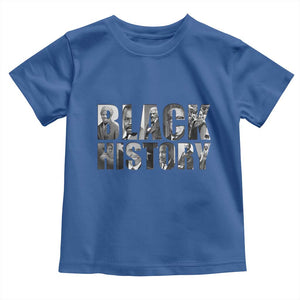 African American Leaders Toddler T Shirt Black History Month Legends TS12 Royal Blue Print Your Wear