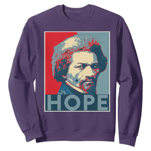 Frederick Douglass Hope Poster Sweatshirt African American Heritage TS12 Purple Print Your Wear
