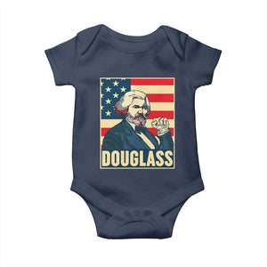 Frederick Douglass American Hero Baby Onesie Black History Month Gift TS12 Navy Print Your Wear