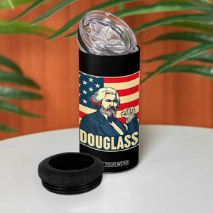 Frederick Douglass American Hero 4 in 1 Can Cooler Tumbler Black History Month Gift TS12 Print Your Wear