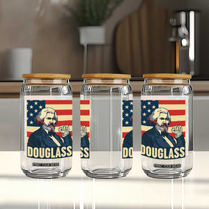 Frederick Douglass American Hero Glass Can Black History Month Gift TS12 Print Your Wear