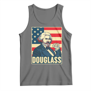 Frederick Douglass American Hero Tank Top Black History Month Gift TS12 Black Heather Print Your Wear
