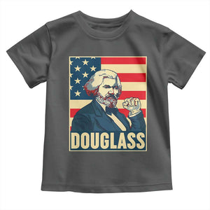 Frederick Douglass American Hero Toddler T Shirt Black History Month Gift TS12 Dark Heather Print Your Wear