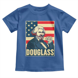 Frederick Douglass American Hero Toddler T Shirt Black History Month Gift TS12 Royal Blue Print Your Wear