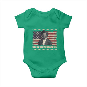 Speak Like Frederick Baby Onesie Black History Month Gift TS12 Irish Green Print Your Wear