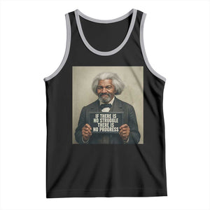 Frederick Douglass Quote Tank Top If There Is No Struggle There Is No Progress TS12 Black Athletic Heather Print Your Wear