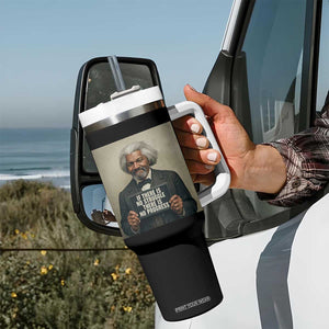 Frederick Douglass Quote Tumbler With Handle If There Is No Struggle There Is No Progress TS12 Print Your Wear