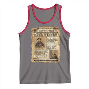 If There Is No Struggle No Progress Tank Top Frederick Douglass Newspaper TS12 Deep Heather Red Print Your Wear