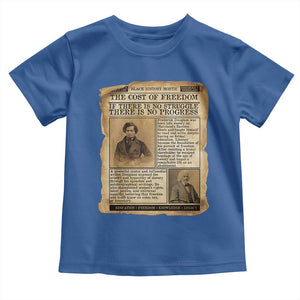 If There Is No Struggle No Progress Toddler T Shirt Frederick Douglass Newspaper TS12 Royal Blue Print Your Wear