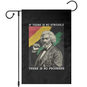 Frederick Douglass Struggle And Progress Garden Flag Inspirational Black History TS12 Black Print Your Wear