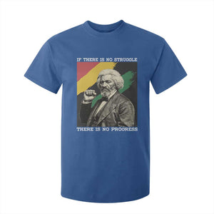 Frederick Douglass Struggle And Progress T Shirt For Kid Inspirational Black History TS12 Royal Blue Print Your Wear