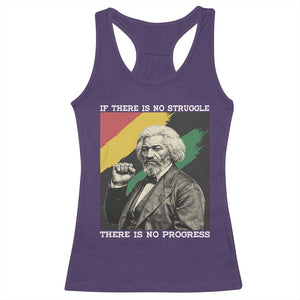Frederick Douglass Struggle And Progress Racerback Tank Top Inspirational Black History TS12 Purple Print Your Wear