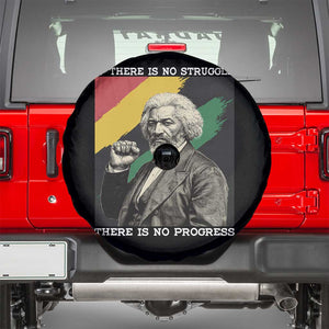 Frederick Douglass Struggle And Progress Spare Tire Cover Inspirational Black History TS12 Black Print Your Wear