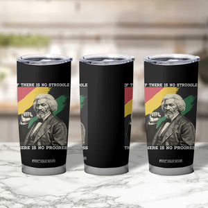 Frederick Douglass Struggle And Progress Tumbler Cup Inspirational Black History TS12 Print Your Wear