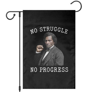 Frederick Douglass Quote Garden Flag No Struggle No Progress TS12 Black Print Your Wear