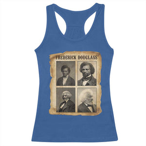 The Life Of Frederick Douglass Racerback Tank Top Historical Black History TS12 Royal Blue Print Your Wear