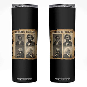 The Life Of Frederick Douglass Skinny Tumbler Historical Black History TS12 Black Print Your Wear