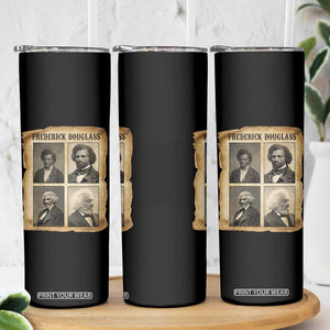 The Life Of Frederick Douglass Skinny Tumbler Historical Black History TS12 Print Your Wear