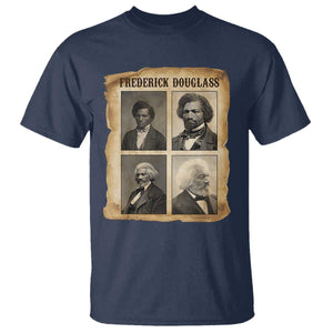 The Life Of Frederick Douglass T Shirt Historical Black History TS12 Navy Print Your Wear