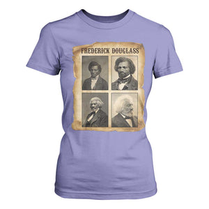 The Life Of Frederick Douglass T Shirt For Women Historical Black History TS12 Violet Print Your Wear