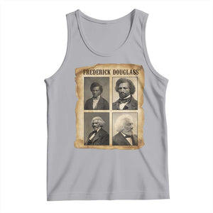 The Life Of Frederick Douglass Tank Top Historical Black History TS12 Athletic Heather Print Your Wear
