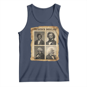 The Life Of Frederick Douglass Tank Top Historical Black History TS12 Navy Print Your Wear