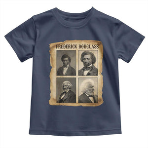 The Life Of Frederick Douglass Toddler T Shirt Historical Black History TS12 Navy Print Your Wear