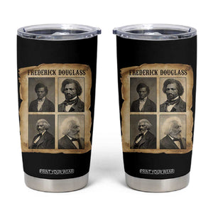 The Life Of Frederick Douglass Tumbler Cup Historical Black History TS12 Black Print Your Wear