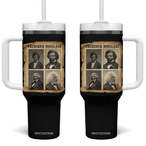 The Life Of Frederick Douglass Tumbler With Handle Historical Black History TS12 One Size: 40 oz Black Print Your Wear