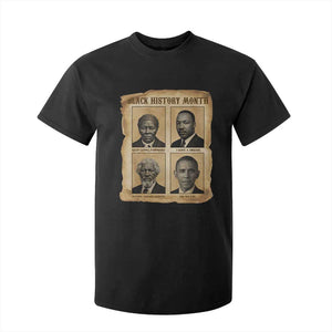 Vintage Black History Heroes T Shirt For Kid Strong Black Pride TS12 Black Print Your Wear