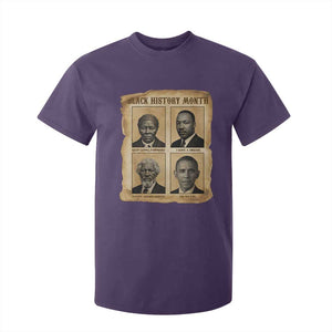 Vintage Black History Heroes T Shirt For Kid Strong Black Pride TS12 Purple Print Your Wear