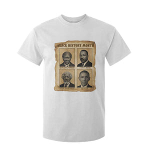 Vintage Black History Heroes T Shirt For Kid Strong Black Pride TS12 White Print Your Wear
