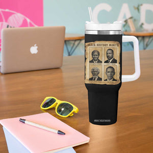 Vintage Black History Heroes Tumbler With Handle Strong Black Pride TS12 Print Your Wear