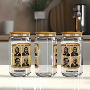 Vintage African American Heroes Glass Can Black Pride Inspiration TS12 Print Your Wear