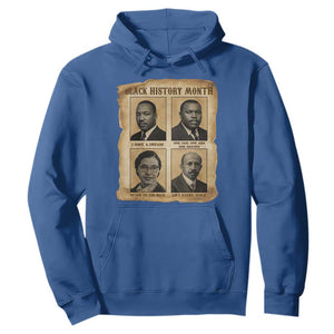 Vintage African American Heroes Hoodie Black Pride Inspiration TS12 Royal Blue Print Your Wear