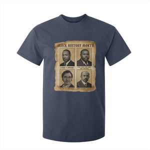 Vintage African American Heroes T Shirt For Kid Black Pride Inspiration TS12 Navy Print Your Wear