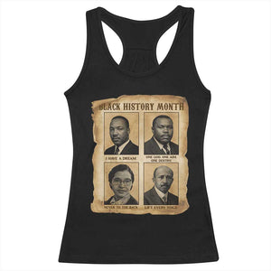 Vintage African American Heroes Racerback Tank Top Black Pride Inspiration TS12 Black Print Your Wear