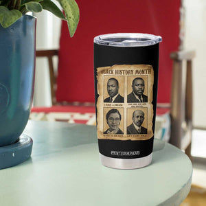 Vintage African American Heroes Tumbler Cup Black Pride Inspiration TS12 Print Your Wear