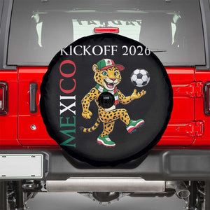 Mexico Soccer Pride Jaguar Kickoff 2026 Spare Tire Cover TS12 Black Print Your Wear