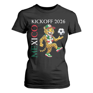 Mexico Soccer Pride Jaguar Kickoff 2026 T Shirt For Women TS12 Black Print Your Wear