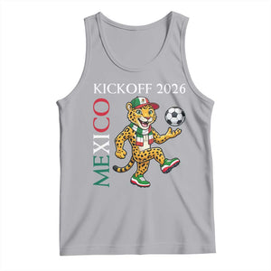 Mexico Soccer Pride Jaguar Kickoff 2026 Tank Top TS12 Athletic Heather Print Your Wear
