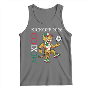 Mexico Soccer Pride Jaguar Kickoff 2026 Tank Top TS12 Black Heather Print Your Wear