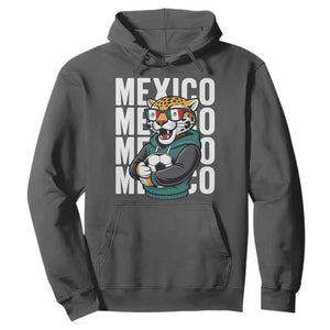 Fierce Mexico Jaguar Soccer Pride Fan Gift Hoodie TS12 Dark Heather Print Your Wear