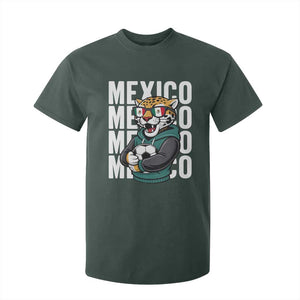 Fierce Mexico Jaguar Soccer Pride Fan Gift T Shirt For Kid TS12 Dark Forest Green Print Your Wear